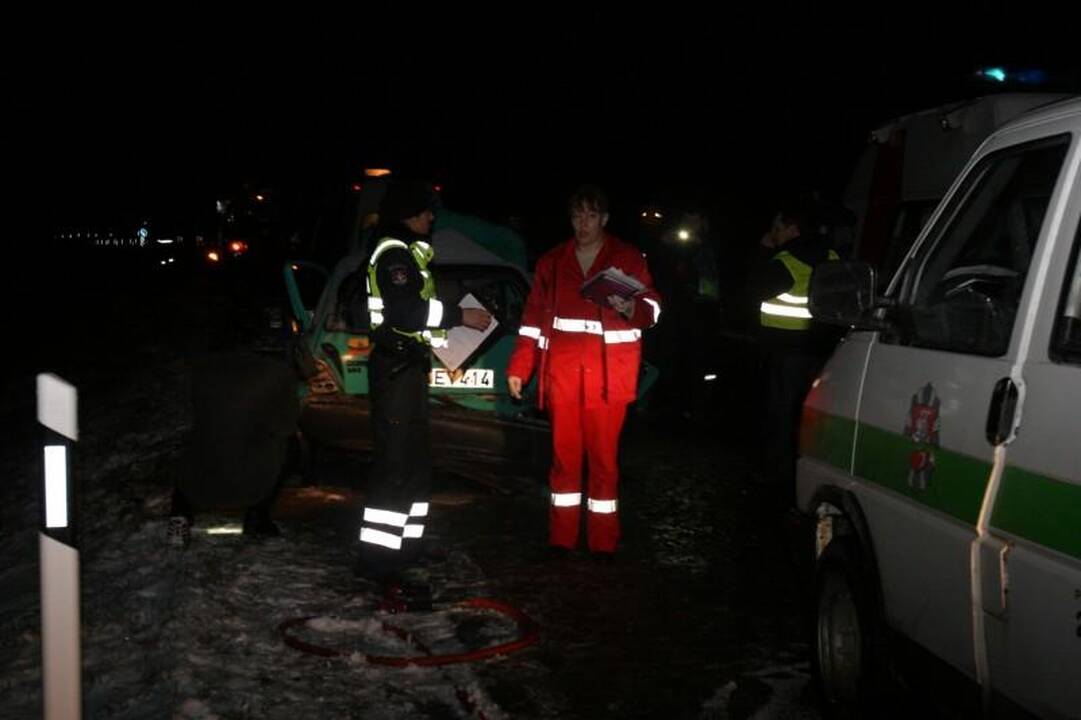 Vilniaus rajone avariją sukėlė teisės vairuoti neturėjęs jaunuolis