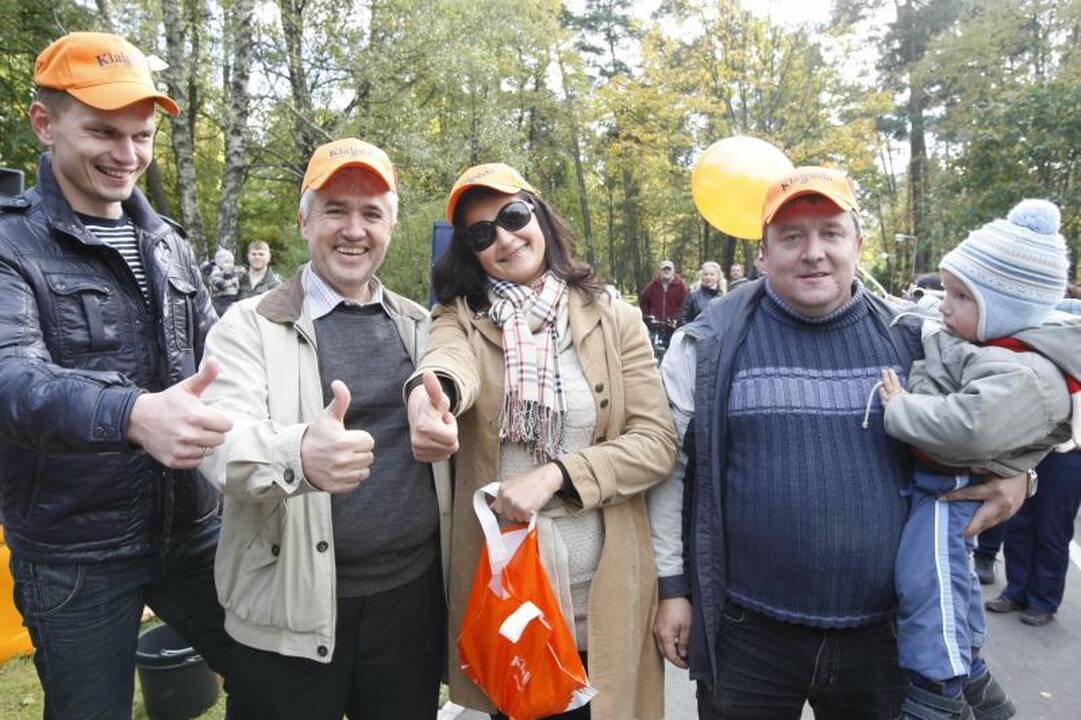 Parke šurmuliavo klaipėdiečių šeimų šventė