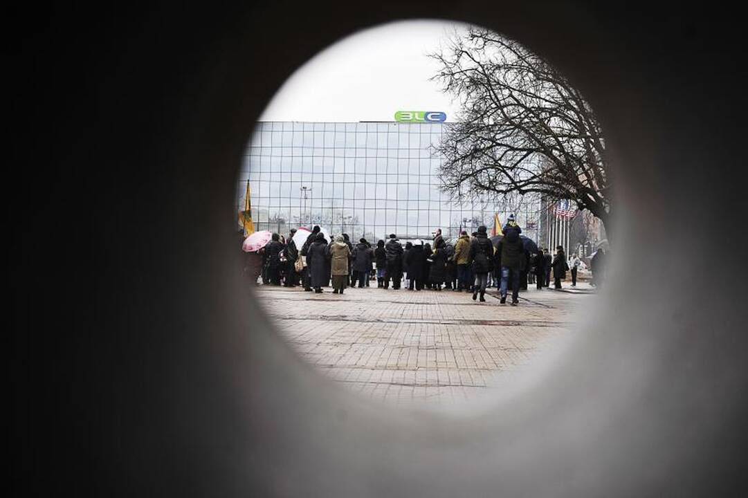 „Drąsiaus kelio“ suburtame mitinge liejosi kaltinimai