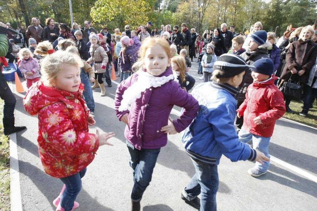 Parke šurmuliavo klaipėdiečių šeimų šventė