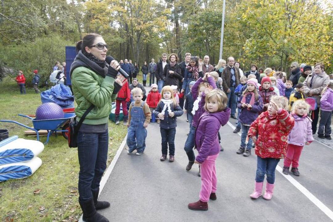 Parke šurmuliavo klaipėdiečių šeimų šventė