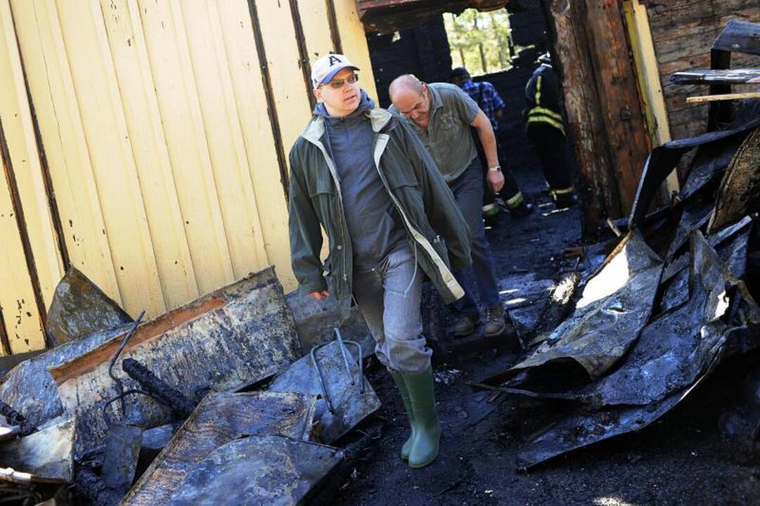Gaisras sunaikino Paštuvos bažnyčią Kauno rajone   