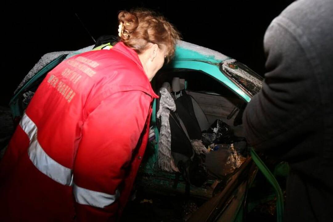 Vilniaus rajone avariją sukėlė teisės vairuoti neturėjęs jaunuolis