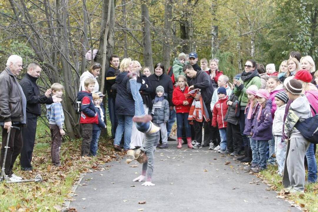 Parke šurmuliavo klaipėdiečių šeimų šventė
