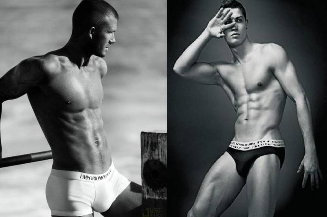 Kuris iš gražuoliukų bus pasirinktas seksualiai „Armani“ reklamai?