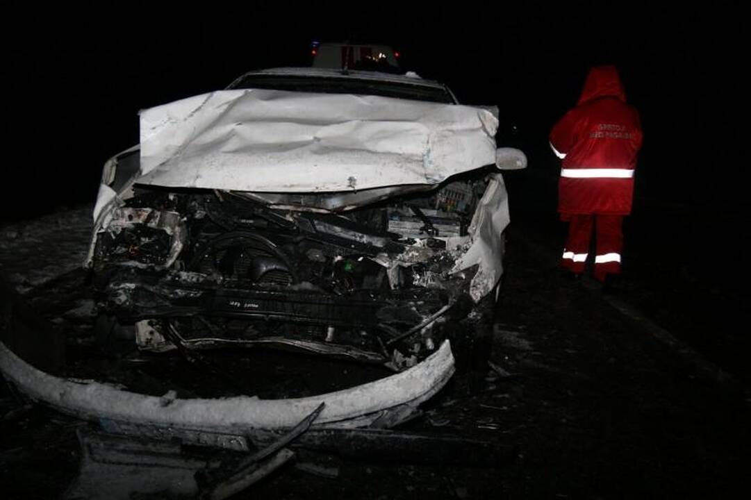 Vilniaus rajone avariją sukėlė teisės vairuoti neturėjęs jaunuolis
