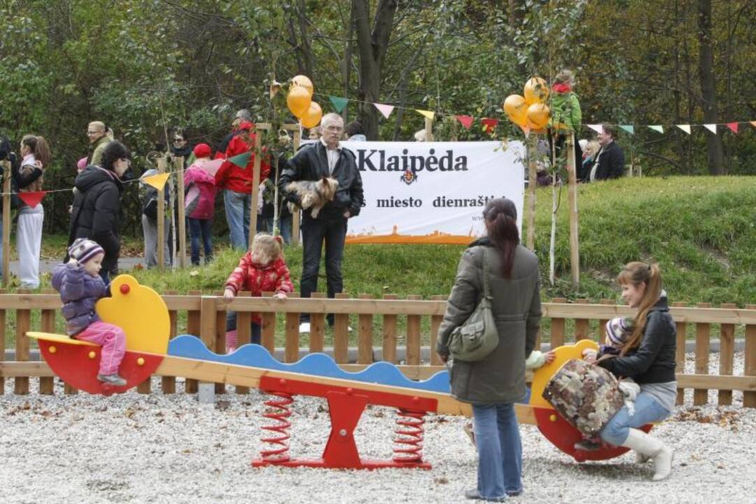 Parke šurmuliavo klaipėdiečių šeimų šventė
