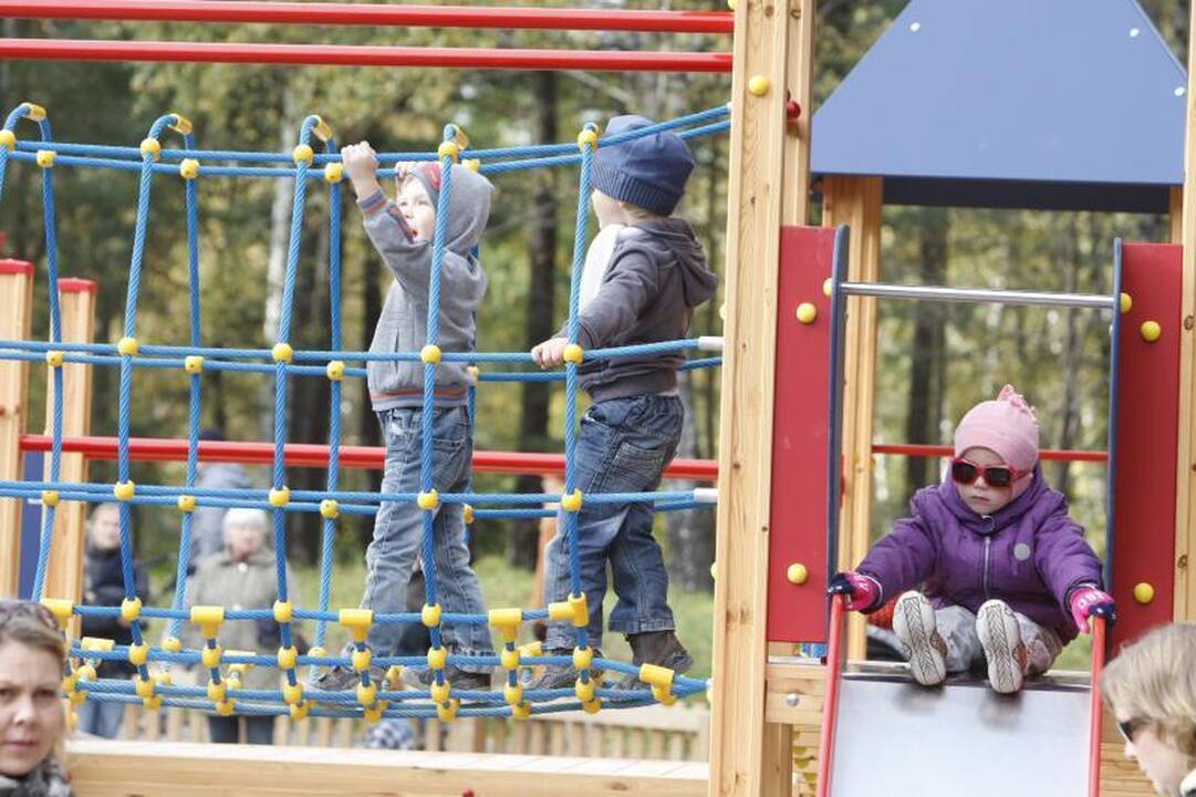 Parke šurmuliavo klaipėdiečių šeimų šventė