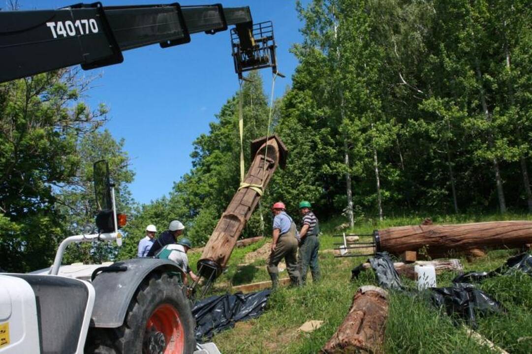 Restauruojamas Ablingos tragediją įamžinęs skulptūrų memorialas