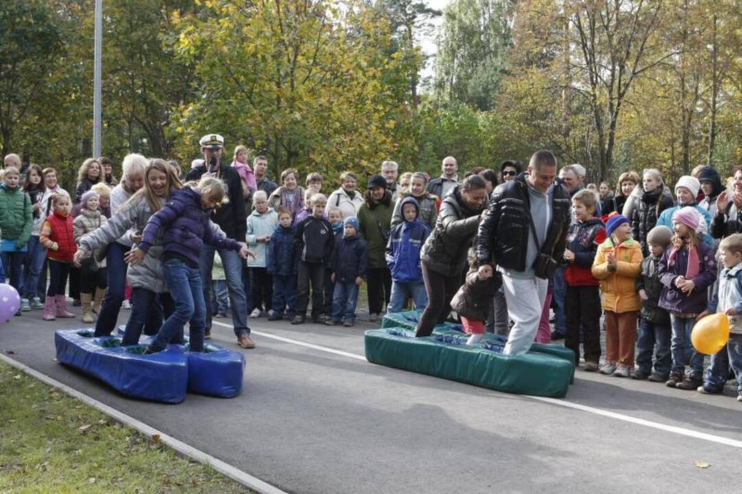Parke šurmuliavo klaipėdiečių šeimų šventė