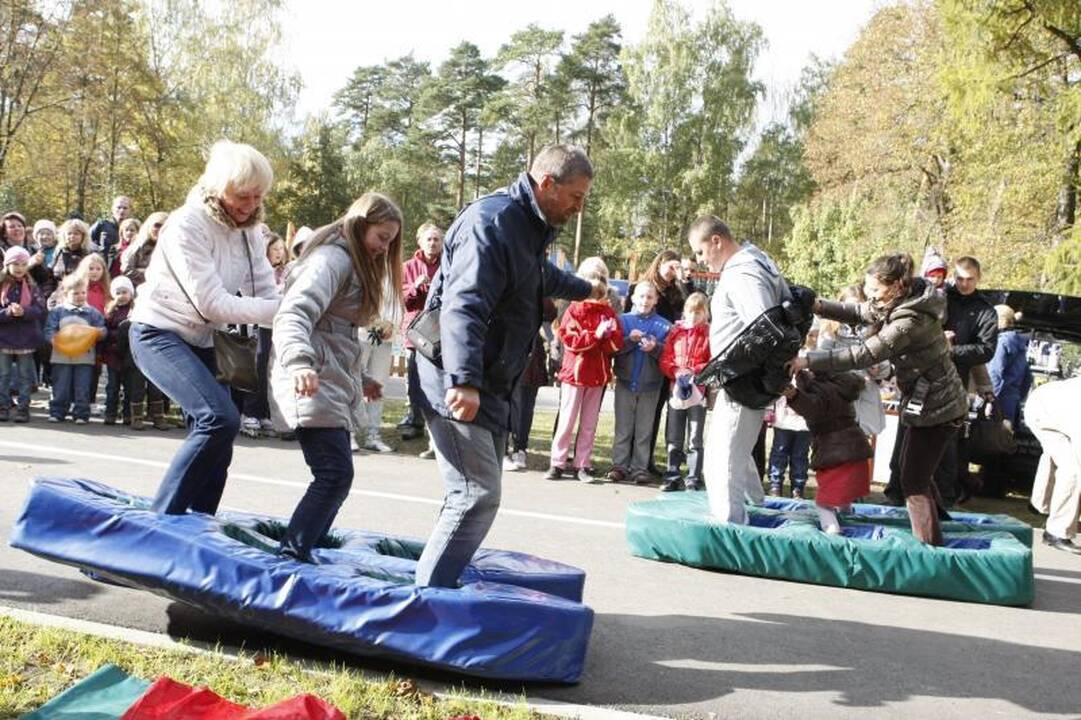 Parke šurmuliavo klaipėdiečių šeimų šventė
