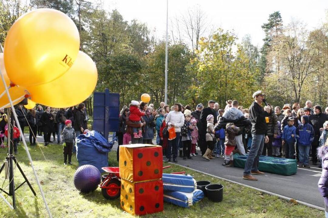 Parke šurmuliavo klaipėdiečių šeimų šventė
