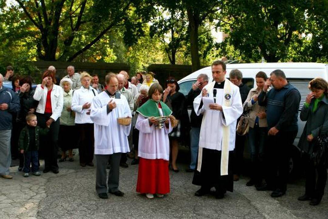 Klaipėdiečiai prašė Dievo palaimos vairuojant