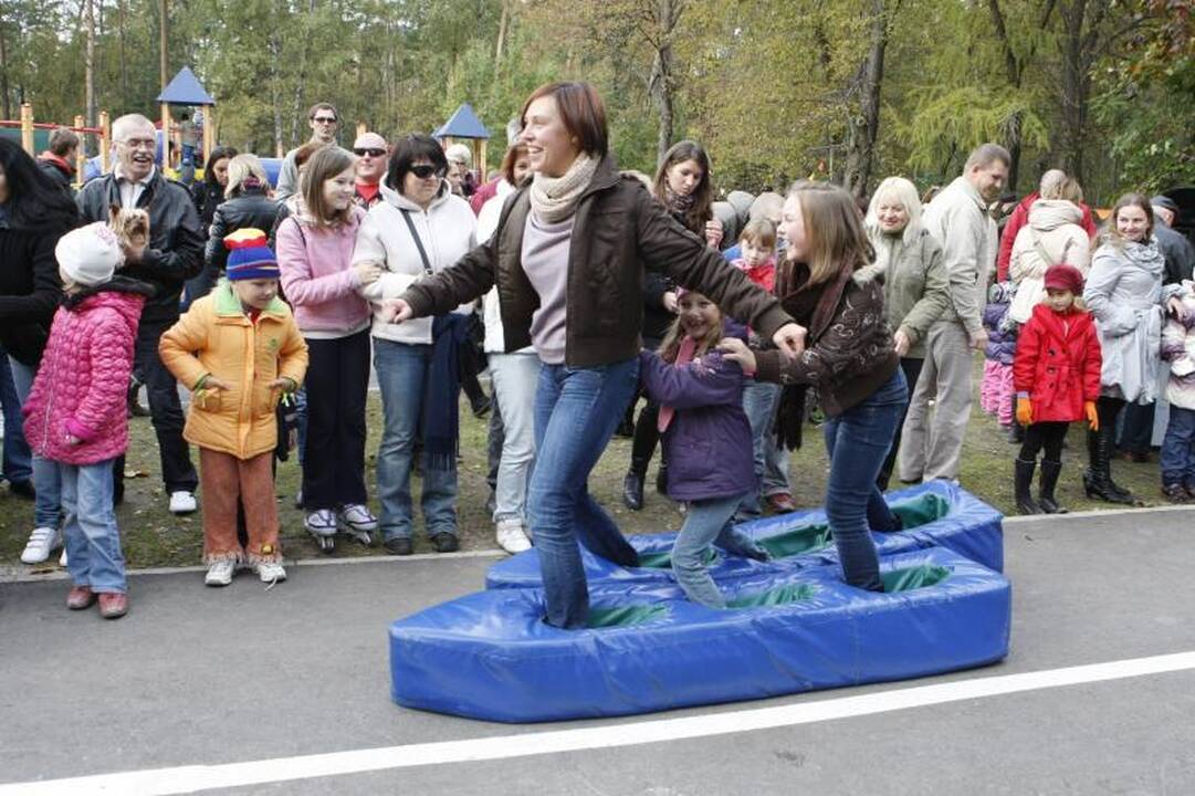 Parke šurmuliavo klaipėdiečių šeimų šventė
