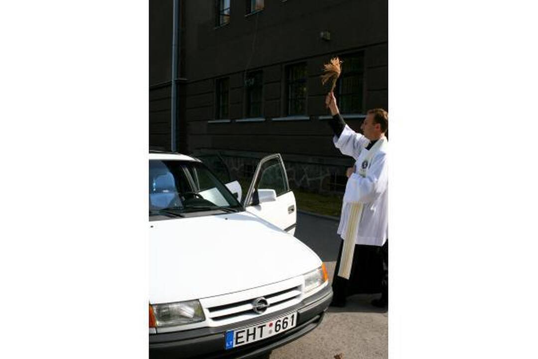 Klaipėdiečiai prašė Dievo palaimos vairuojant