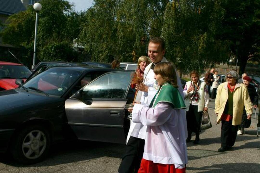Klaipėdiečiai prašė Dievo palaimos vairuojant