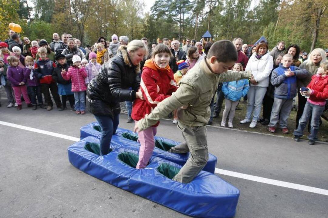Parke šurmuliavo klaipėdiečių šeimų šventė