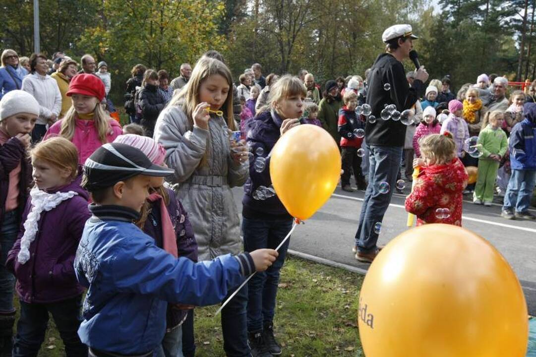 Parke šurmuliavo klaipėdiečių šeimų šventė
