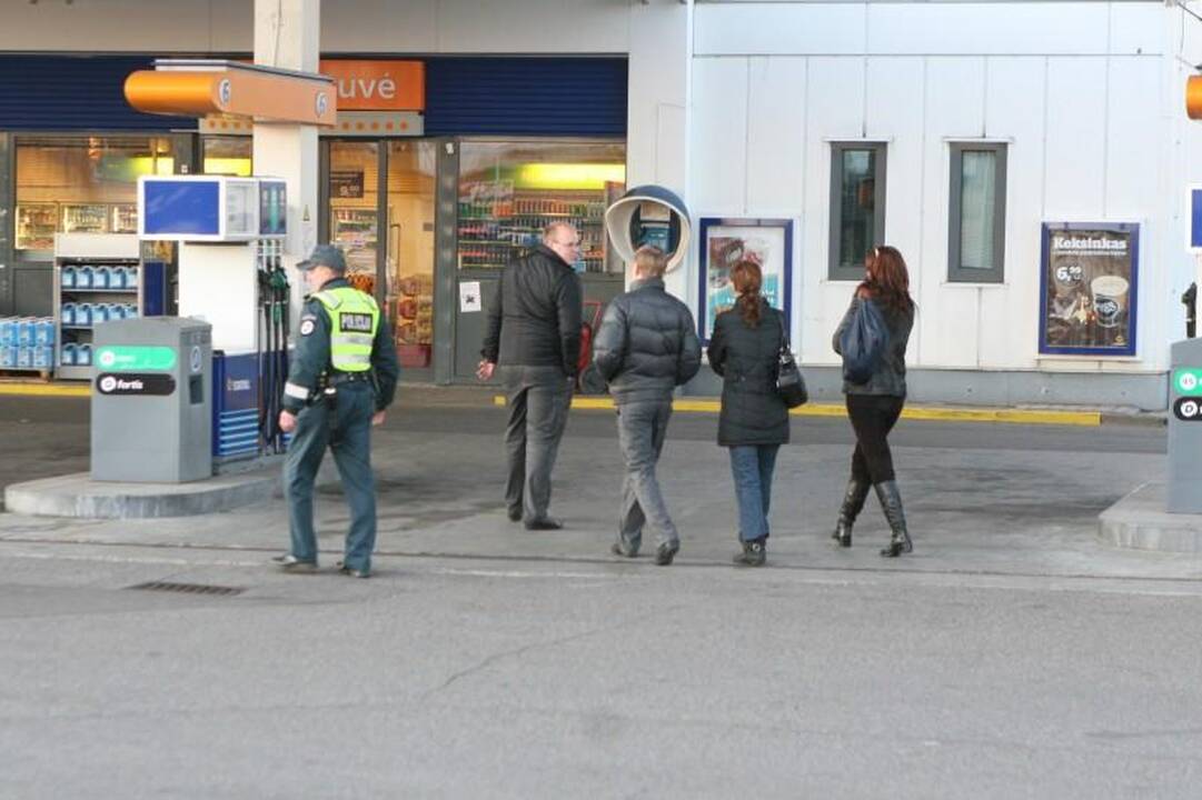 Pagrasinta susprogdinti „Statoil“ degalinę Fabijoniškėse