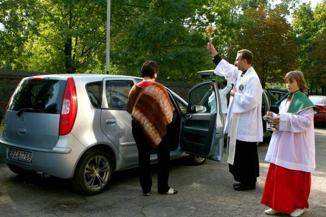 Klaipėdiečiai prašė Dievo palaimos vairuojant