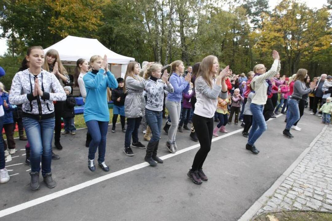 Parke šurmuliavo klaipėdiečių šeimų šventė