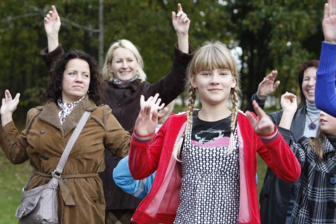 Parke šurmuliavo klaipėdiečių šeimų šventė