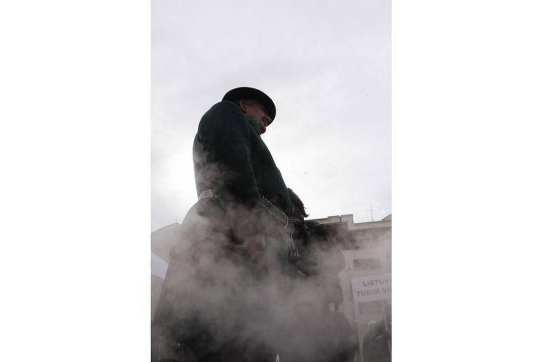 Prie Seimo vėl piketuota prieš skalūnų dujas