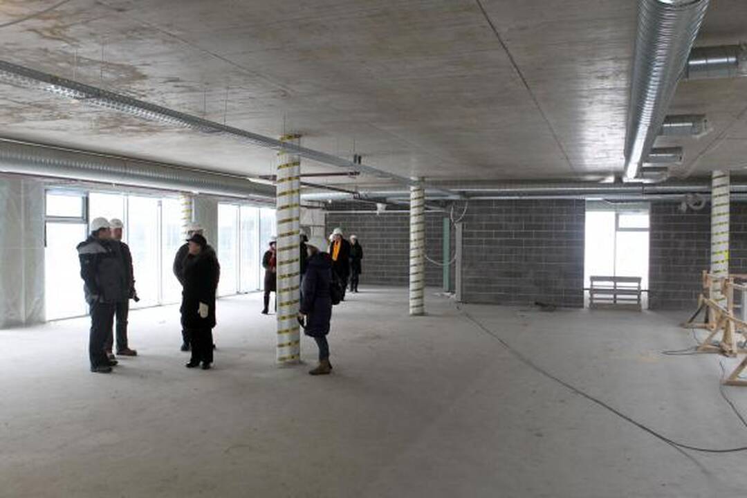 Statomą Vilniaus Balsių mokyklą apžiūrėjo būsimi jos auklėtiniai