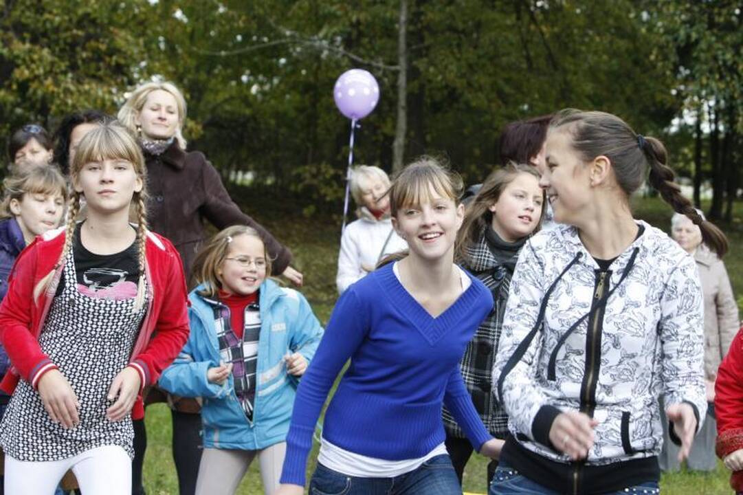 Parke šurmuliavo klaipėdiečių šeimų šventė