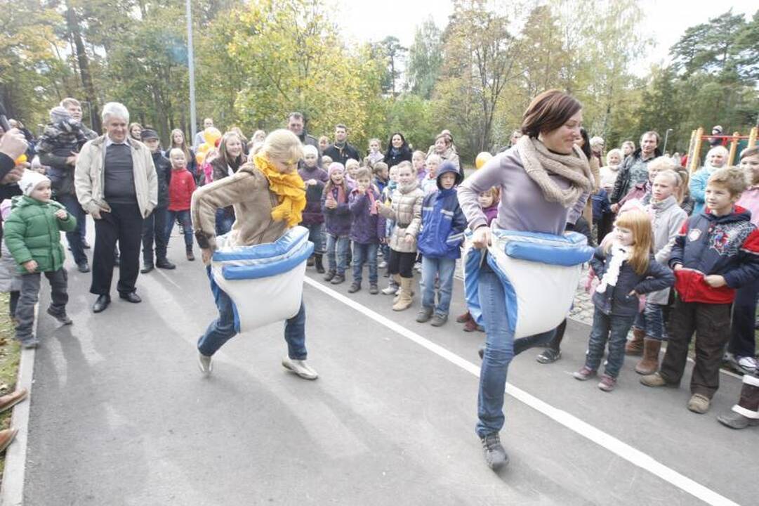 Parke šurmuliavo klaipėdiečių šeimų šventė