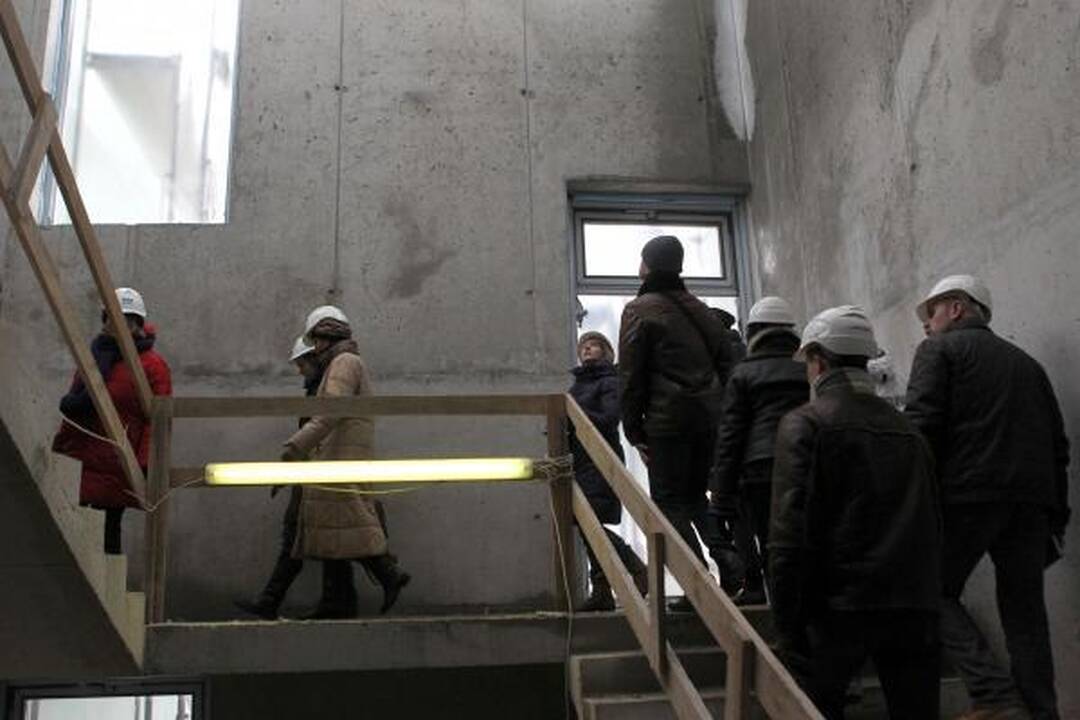 Statomą Vilniaus Balsių mokyklą apžiūrėjo būsimi jos auklėtiniai