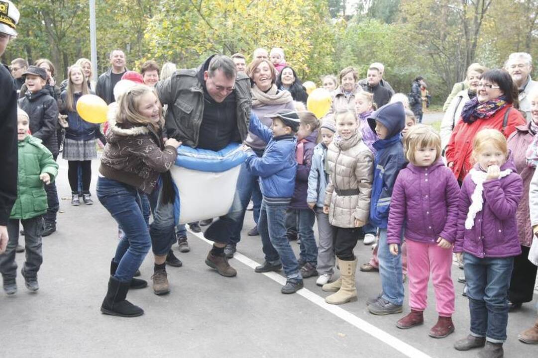 Parke šurmuliavo klaipėdiečių šeimų šventė