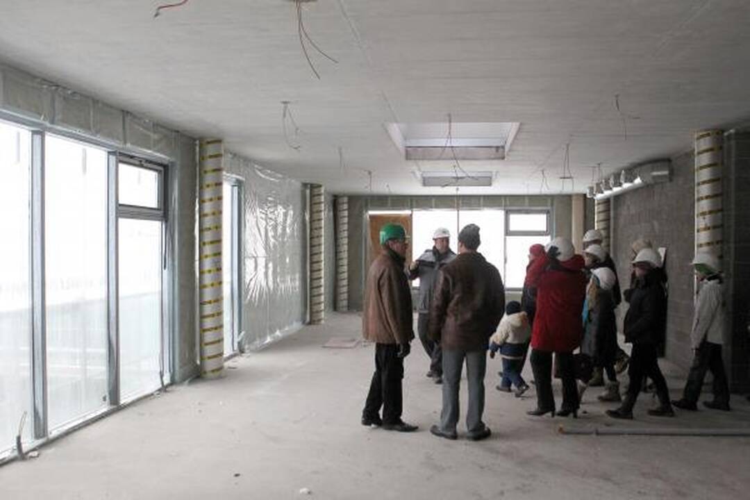 Statomą Vilniaus Balsių mokyklą apžiūrėjo būsimi jos auklėtiniai