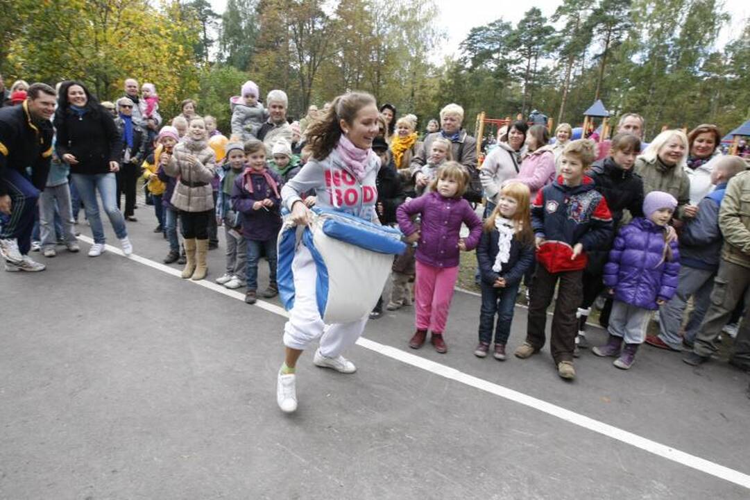 Parke šurmuliavo klaipėdiečių šeimų šventė