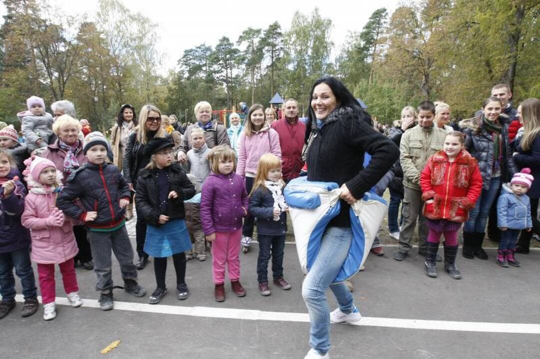 Parke šurmuliavo klaipėdiečių šeimų šventė