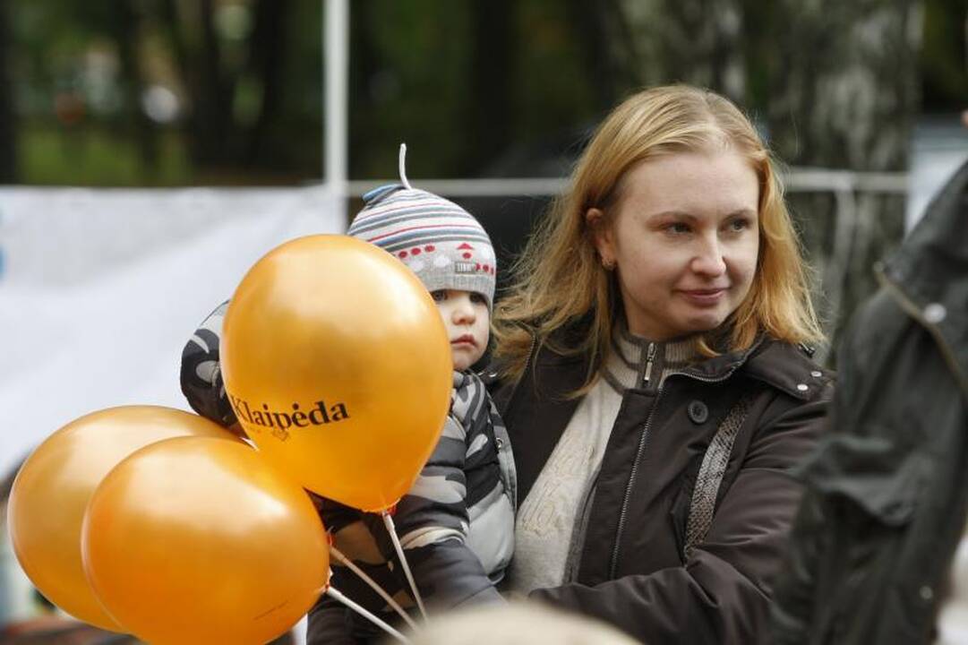 Parke šurmuliavo klaipėdiečių šeimų šventė
