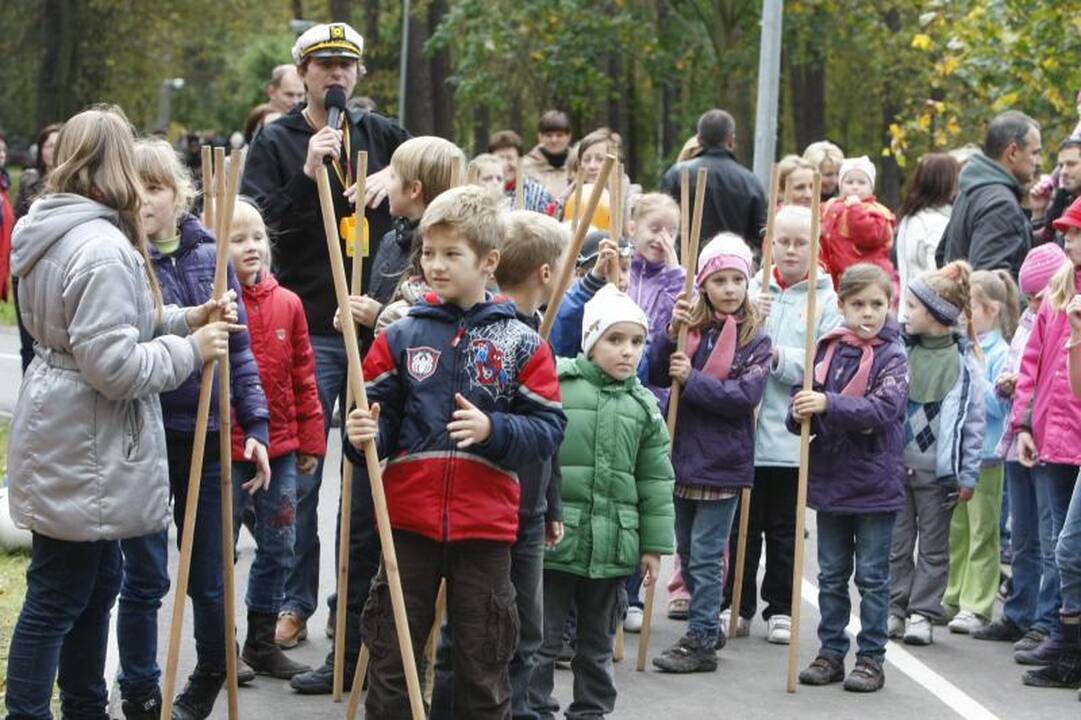 Parke šurmuliavo klaipėdiečių šeimų šventė