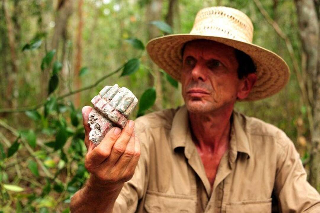 Meksikoje atrastas majų miestas su žaidimų aikštele ir 15 piramidžių