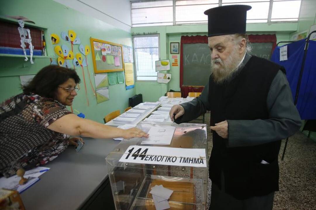 Istoriniams Graikijos rinkimams įtaką daro pyktis ir nerimas