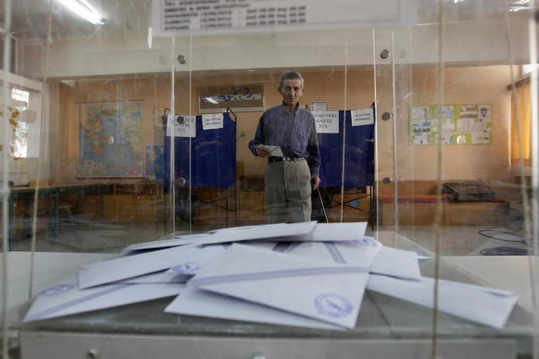 Istoriniams Graikijos rinkimams įtaką daro pyktis ir nerimas