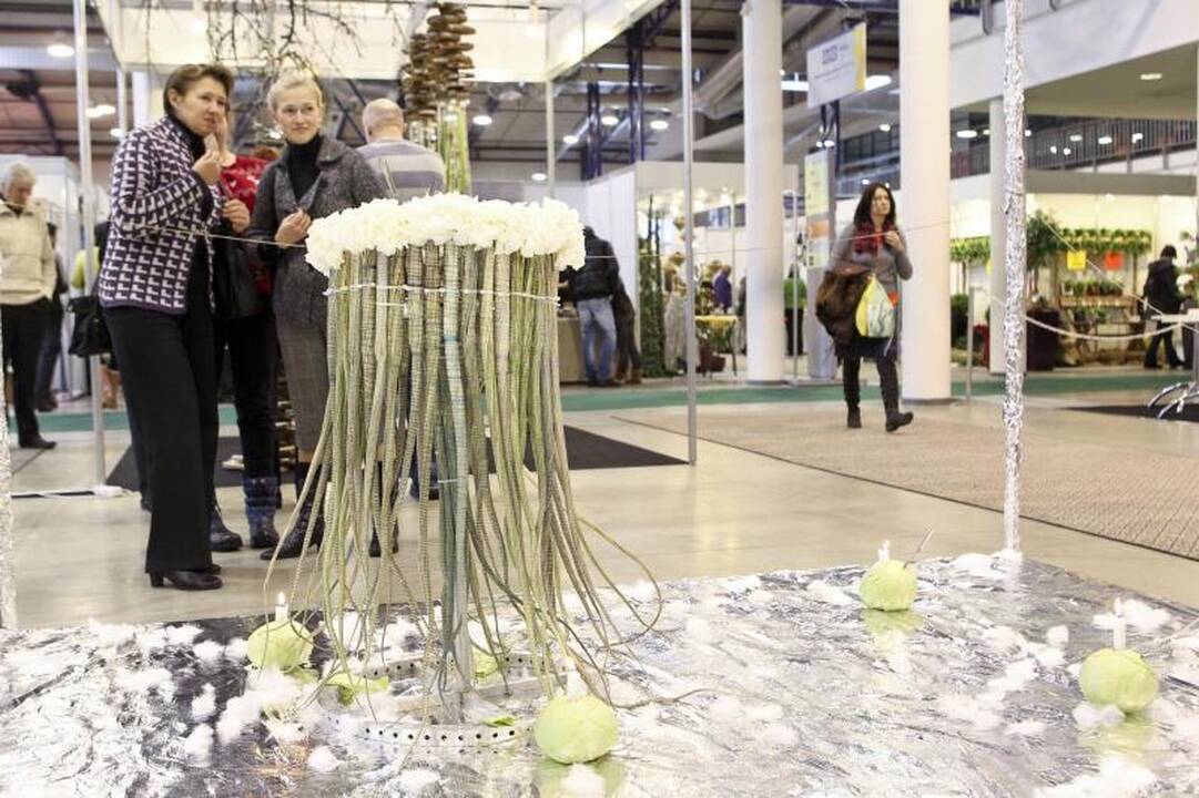 „Žiemos puokštėje“ - nuostabūs profesionalų ir mėgėjų darbai