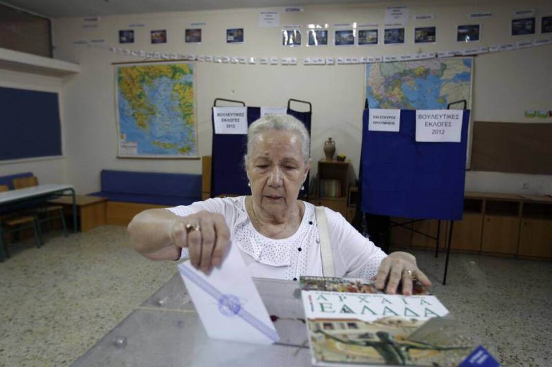 Istoriniams Graikijos rinkimams įtaką daro pyktis ir nerimas