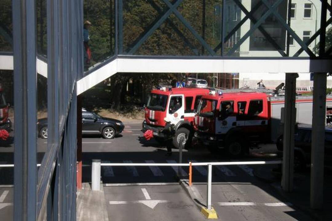 Klaipėdiečius išgąsdino virš K centro pasirodę dūmai