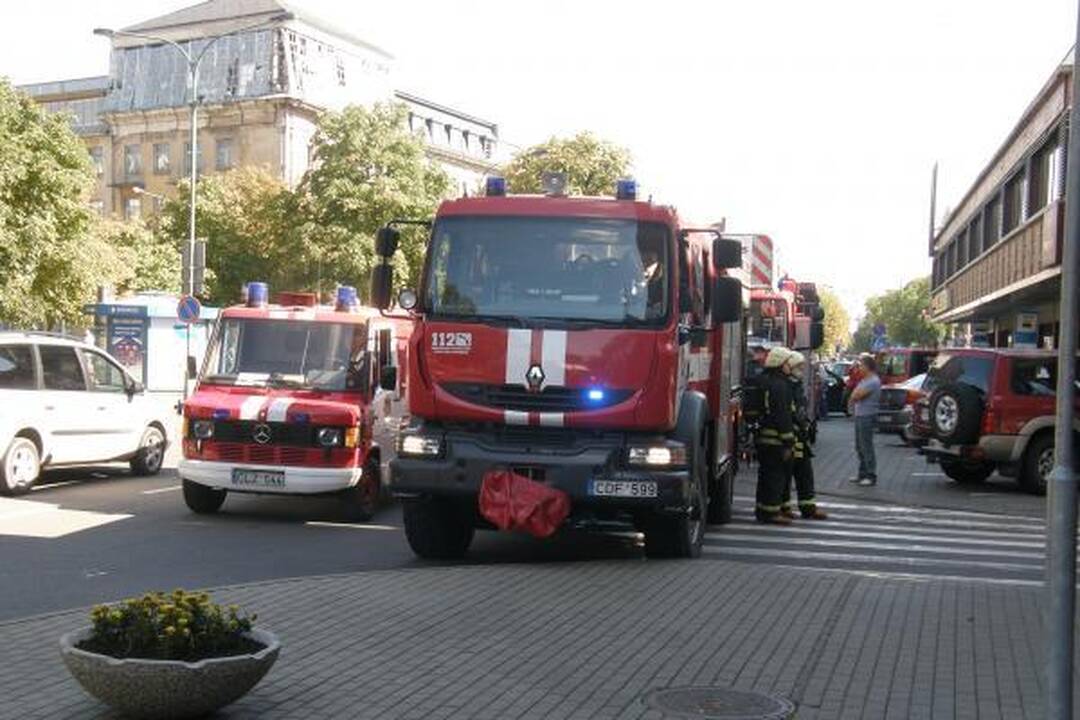 Klaipėdiečius išgąsdino virš K centro pasirodę dūmai