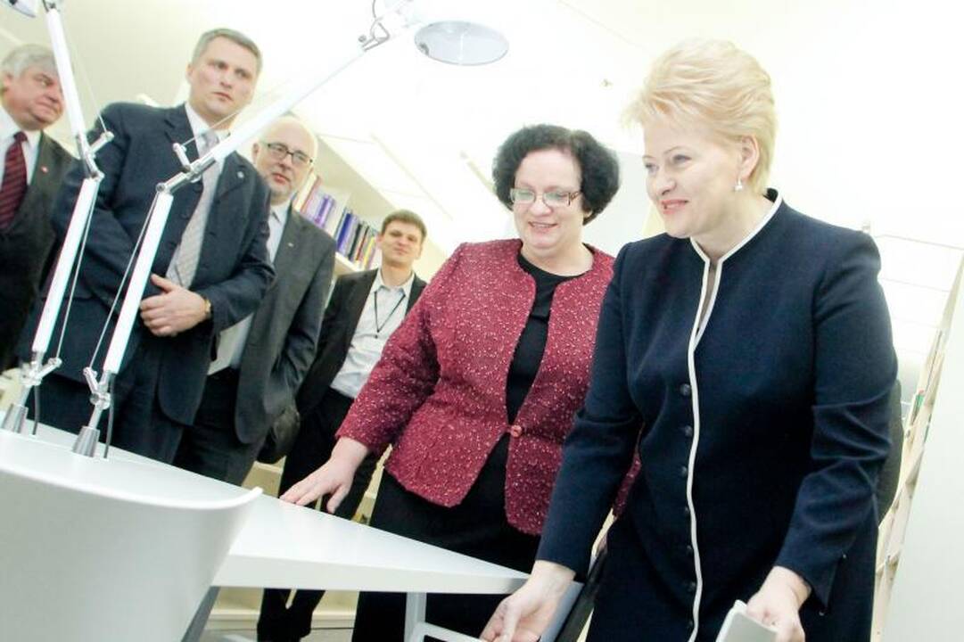 Modernios VU bibliotekos atidaryme – akibrokštas B. Juodkai