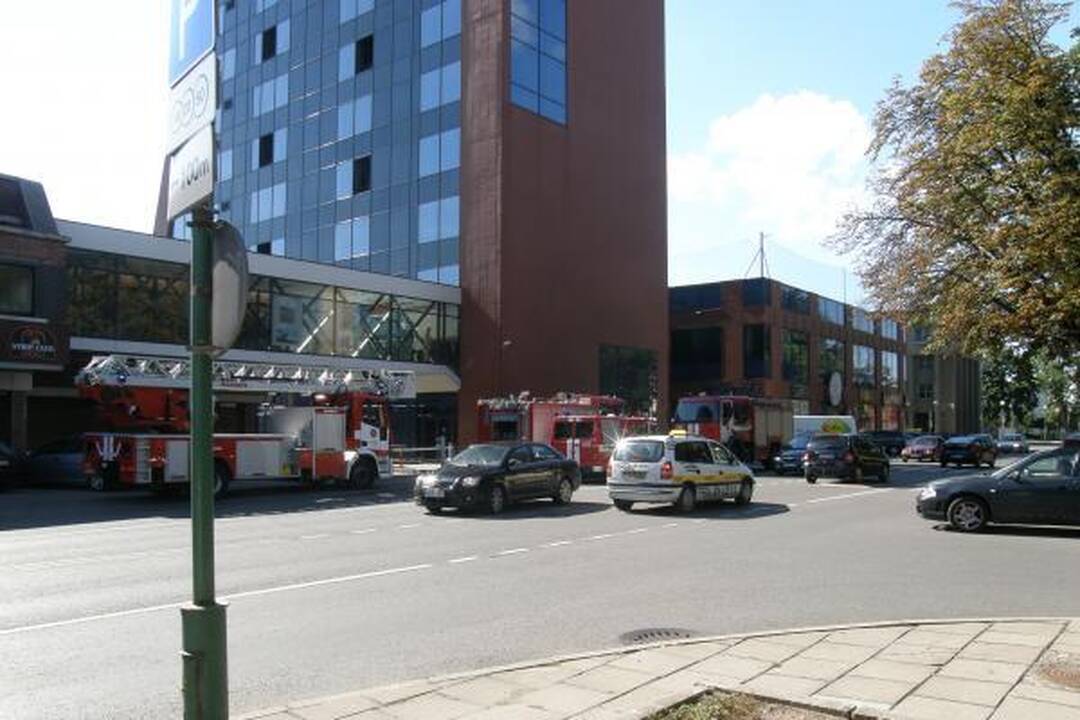 Klaipėdiečius išgąsdino virš K centro pasirodę dūmai