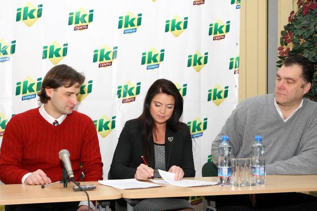 Bendradarbiaus IKI ir A.Sabonio krepšinio centras