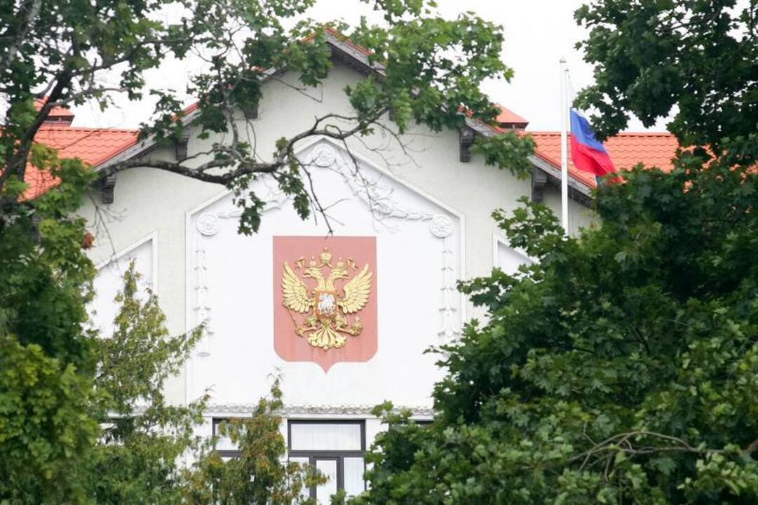 Konservatoriai prie Rusijos ambasados reiškė paramą Gruzijai