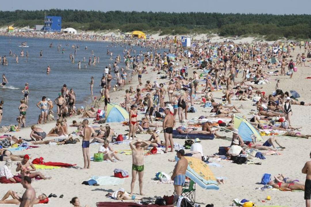 Palangoje – paskutinis šį sezoną žmonių antplūdis