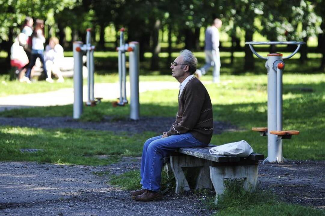 Kauniečiai traukia sportuoti į miesto parkus